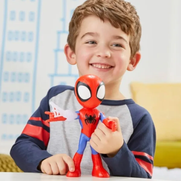 Spider-Man: Pókember e i suoi fantastici amici - Figura di Pókember con accessorio da 23 cm - Hasbro immagine 3