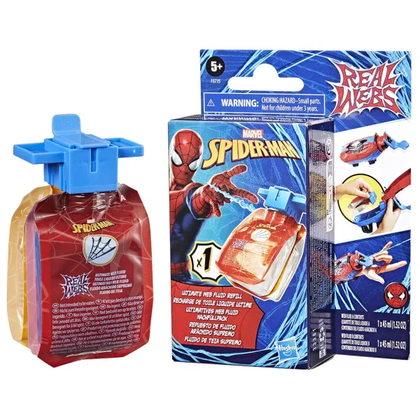 Spider-Man: Ricarica liquido per spara-ragnatele Ultimate Real Webs - Hasbro immagine 2