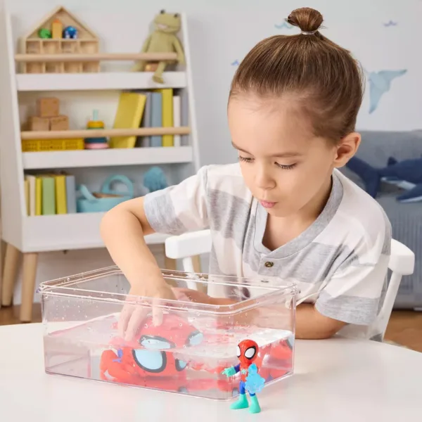 Spidey e i suoi fantastici amici: Figure Waterwebs e veicoli cambia-colore - Spider Crab - Hasbro immagine 3