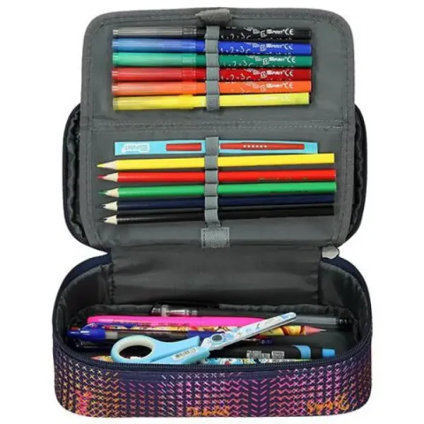 Spirit: Astuccio ovale con motivo lilla 23x10cm immagine 3