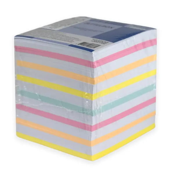 Spirit: Blocco note colorato e bianco 900 fogli 9x9x9cm immagine 1