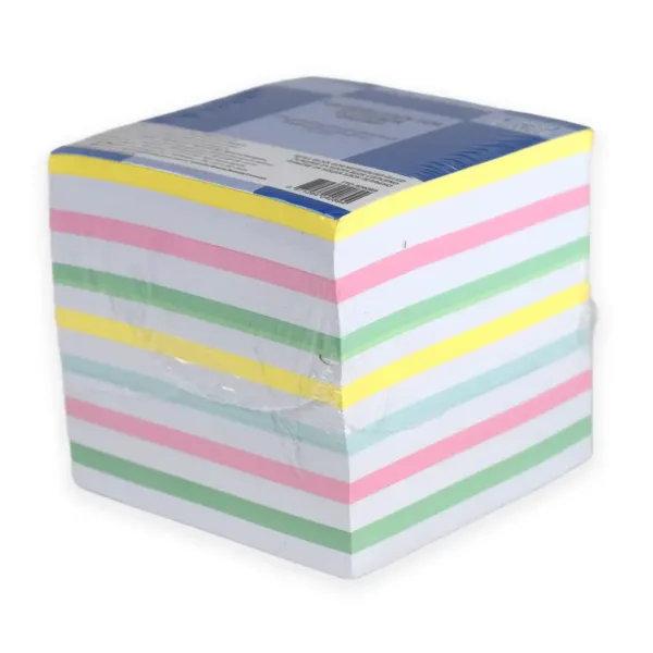 Spirit: Blocco note colorato e bianco da 900 fogli 9x9x9 cm immagine 1