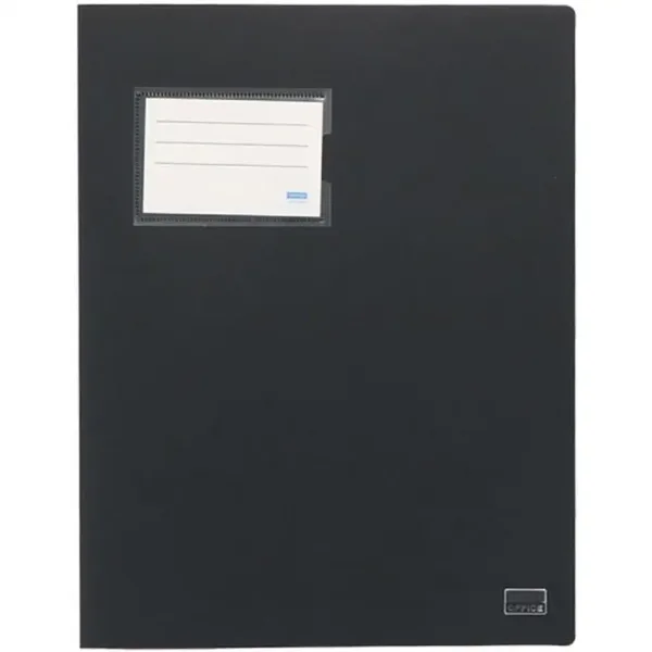 Spirit: Cartella con anelli con porta carte colore nero formato A4 immagine 1