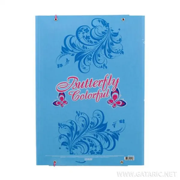 Spirit: Cartella elastica con farfalle formato A4 immagine 2
