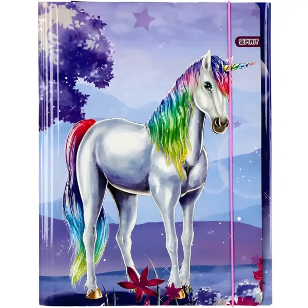 Spirit: Cartella elastica unicorno Magical Dream A/4 immagine 1