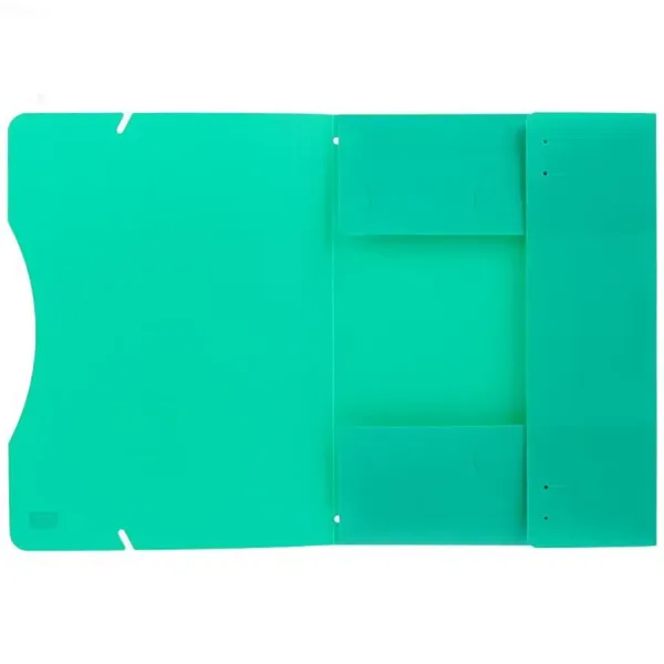 Spirit: Cartellina elastica verde turchese formato A4 immagine 2