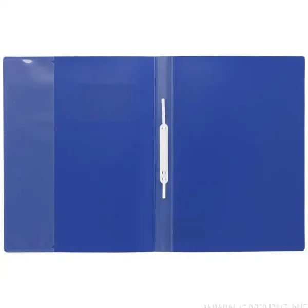 Spirit: Cartellina raccoglitore con portacarte colore blu scuro A4 immagine 2