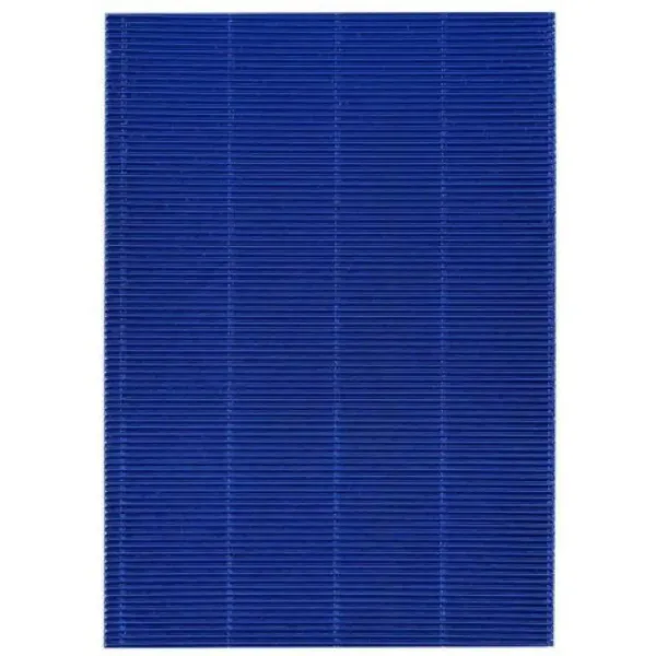 Spirit: Cartone ondulato 3D decorativo blu metallizzato formato A4 immagine 1