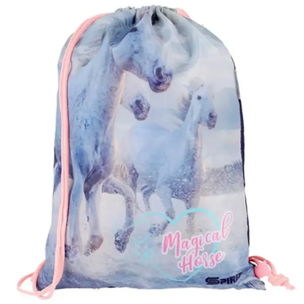 Spirit: Cool Magical Horse zaino ergonomico per la scuola, zaino set da 4 pezzi immagine 5