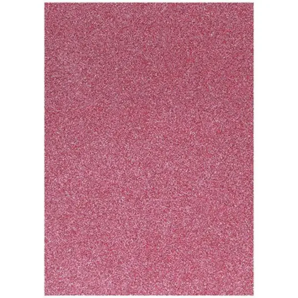 Spirit: Foglio di schiuma decorativa autoadesiva con glitter color malva A/4 1 pezzo immagine 1