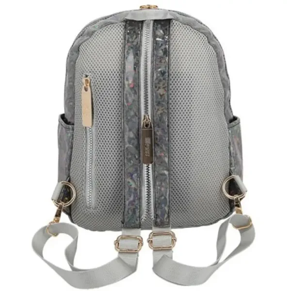 Spirit: Lizzy 01 zaino scolastico arrotondato grigio scuro, zaino immagine 3