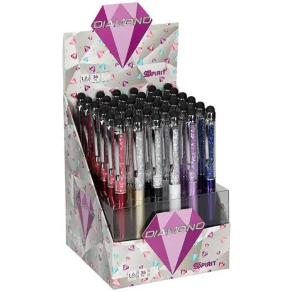 Spirit: Penna a sfera capacitiva cristallina Diamond in diversi colori 1 pezzo immagine 1