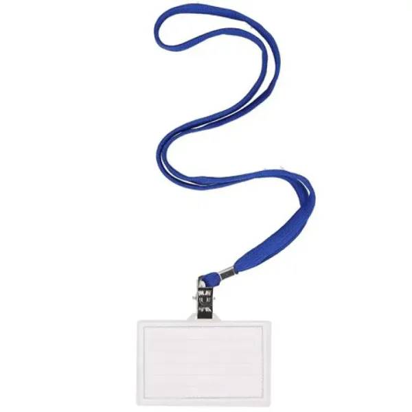 Spirit: Porta badge con cordino blu 90x60mm 1 pezzo immagine 2