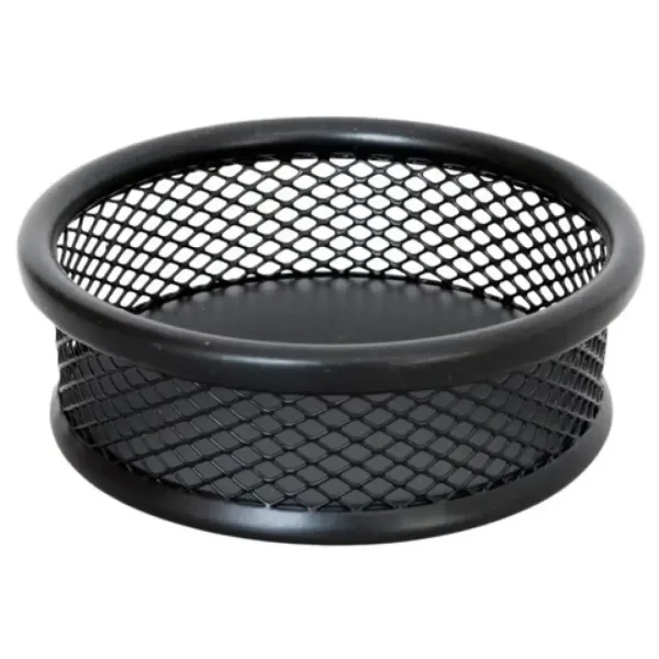 Spirit: Portagomma in metallo nero a rete 4x9cm immagine 1