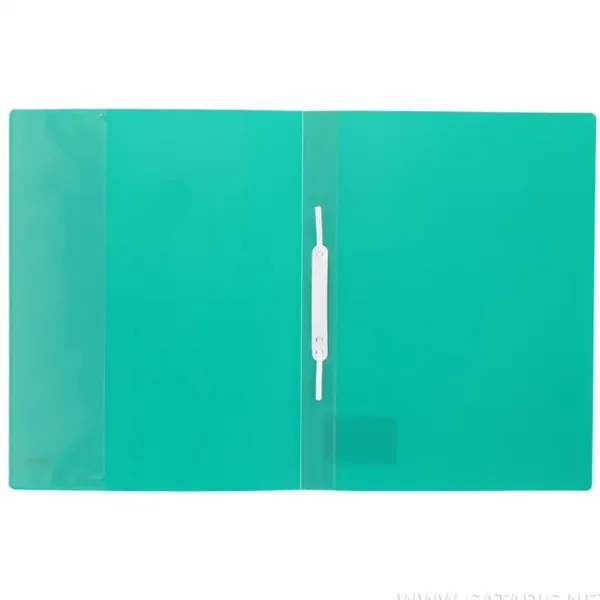 Spirit: Raccoglitore ad anelli con porta carte, colore verde turchese, formato A4 immagine 2