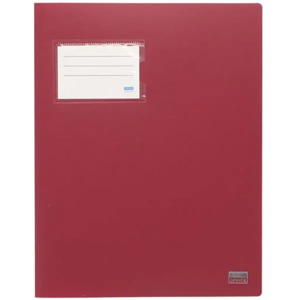 Spirit: Raccoglitore con porta carte colore bordeaux formato A4 immagine 1