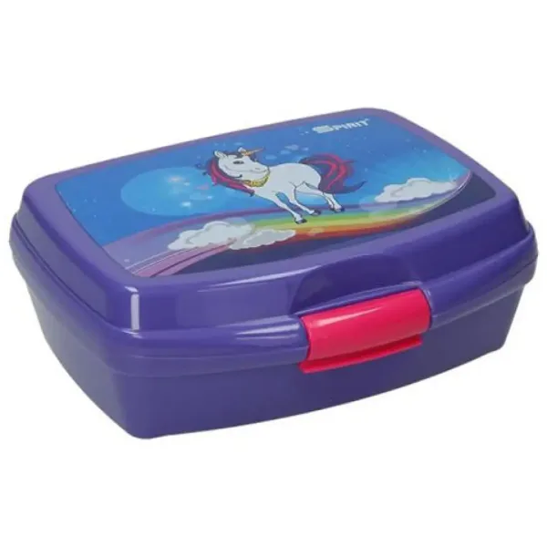 Spirit: Scatola per merenda unicorno 550ml immagine 1