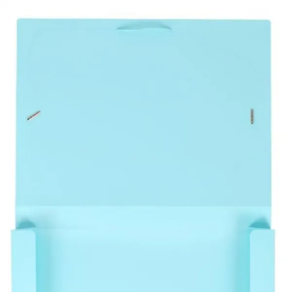 Spirit: Scatola per quaderni elastica A4 in blu pastello con spessore di 30 mm immagine 2