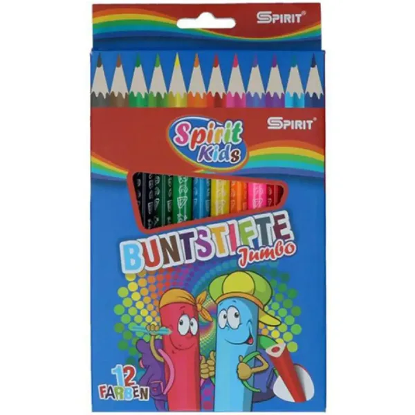 Spirit: Set di 12 matite colorate triangolari jumbo immagine 1