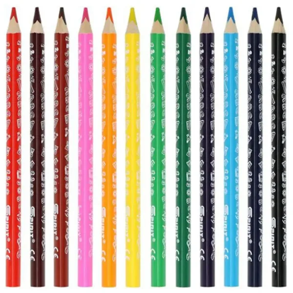 Spirit: Set di 12 matite colorate triangolari jumbo immagine 2