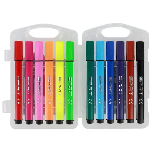 Spirit: Set di 12 pennarelli triangolari spessi Jumbo Trio immagine 2