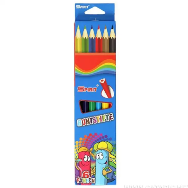 Spirit: Set di 6 matite colorate triangolari Classic immagine 1