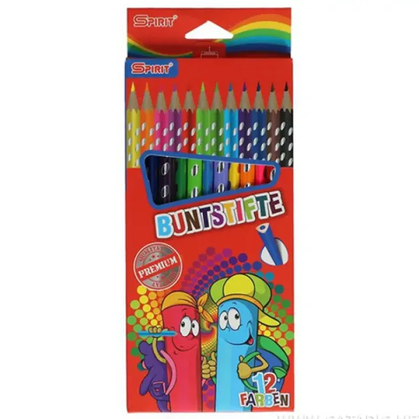 Spirit: Set di matite colorate premium triangolari da 12 pezzi immagine 1