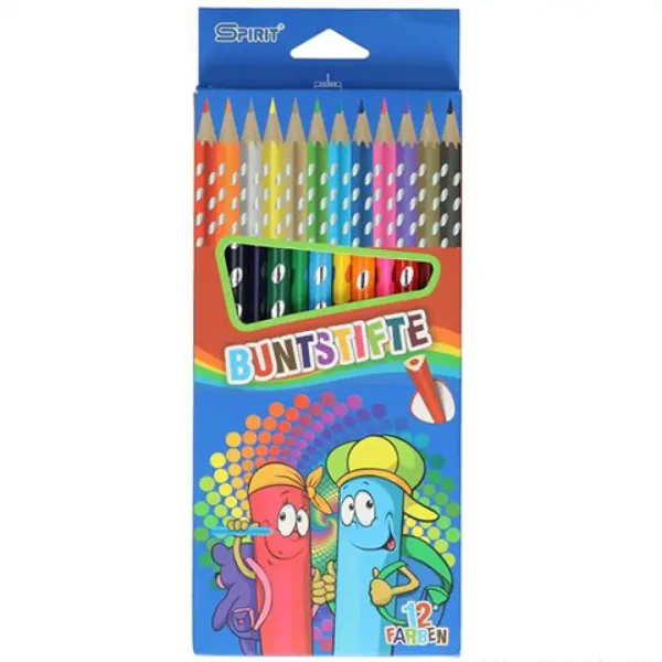Spirit: Set di matite colorate triangolari 12 pezzi immagine 1