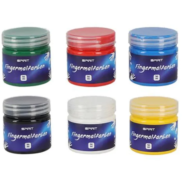 Spirit: Set di pittura con le dita 6 x 50 ml immagine 2