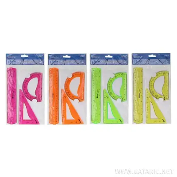Spirit: Set di righelli flessibili da 3 pezzi in diversi colori immagine 1