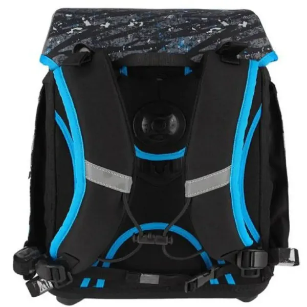 Spirit: Set di zaini ergonomici 5 pezzi con motivo Football 3D e illuminazione a LED 34x22x41cm immagine 3