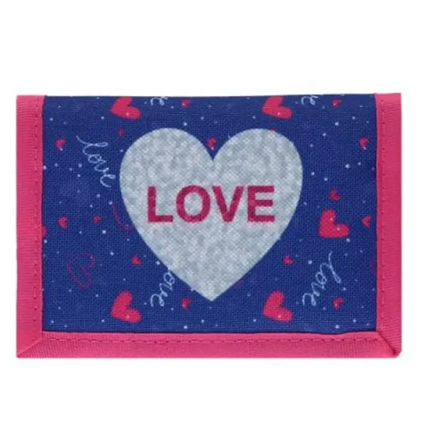 Spirit: Set di zaini scolastici Heart love 5 pezzi con accessori e luce LED immagine 5