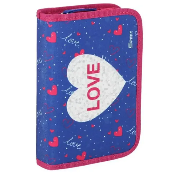 Spirit: Set di zaini scolastici Heart love 5 pezzi con accessori e luce LED immagine 6