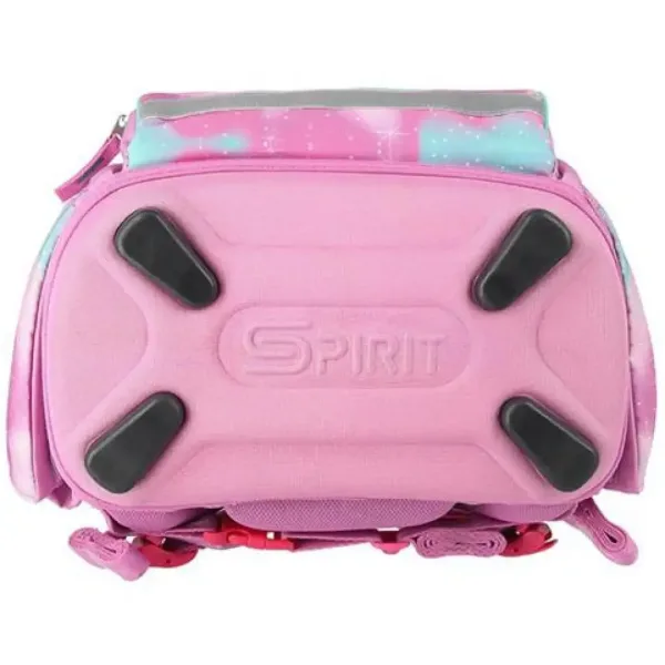 Spirit: Set di zaino ergonomico 3D a tema unicorno da 5 pezzi con illuminazione a LED 34x22x41cm immagine 3