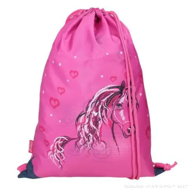Spirit: Set di zaino scolastico ergonomico 3D a tema cavallo con illuminazione a LED, 5 pezzi, 34x22x41 cm. immagine 7