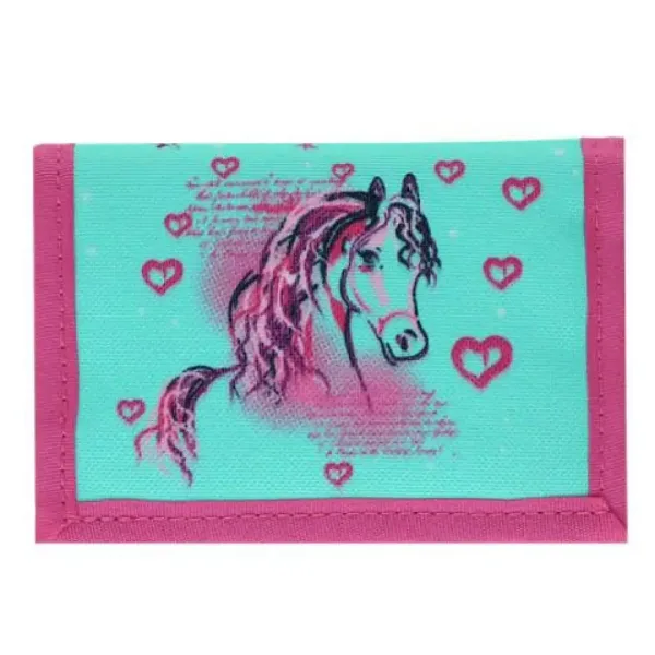 Spirit: Set zaino scolastico da 5 pezzi blu-rosa con accessori e luce LED immagine 5