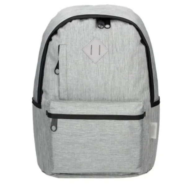 Spirit: Spot zaino scolastico color argento, zaino 41x29x19cm immagine 1