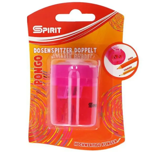 Spirit: Temperamatite a serbatoio a 2 fori Pongo, disponibile in vari colori, confezione da 1 pezzo immagine 2