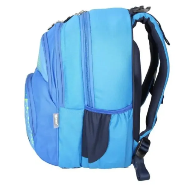 Spirit: Zaino ergonomico scolastico blu da calcio immagine 3