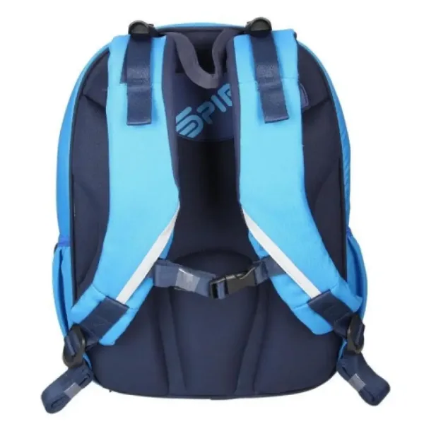 Spirit: Zaino ergonomico scolastico blu da calcio immagine 4