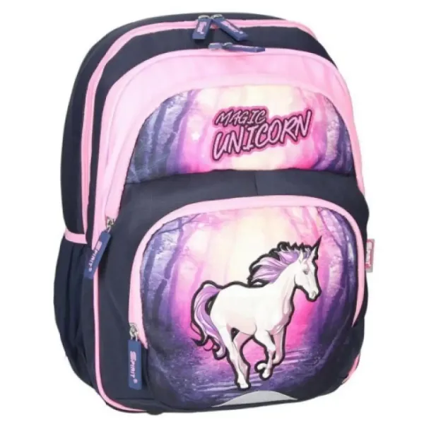 Spirit: Zaino ergonomico scolastico unicorno magico immagine 2