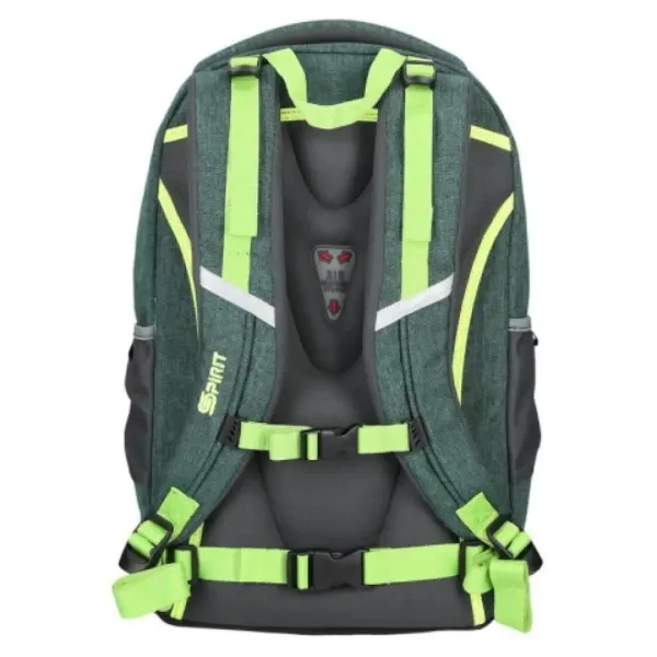 Spirit: Zaino ergonomico scolastico urbano verde immagine 4