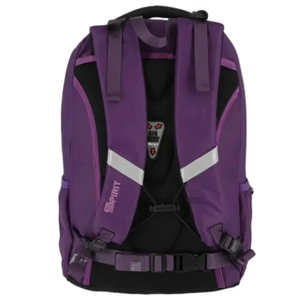 Spirit: Zaino ergonomico urbano lilla, 46x32x22cm immagine 3