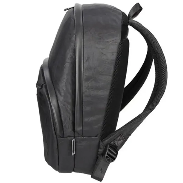 Spirit: Zaino nero a tre scomparti in pelle sintetica 41x33x7,5cm immagine 2
