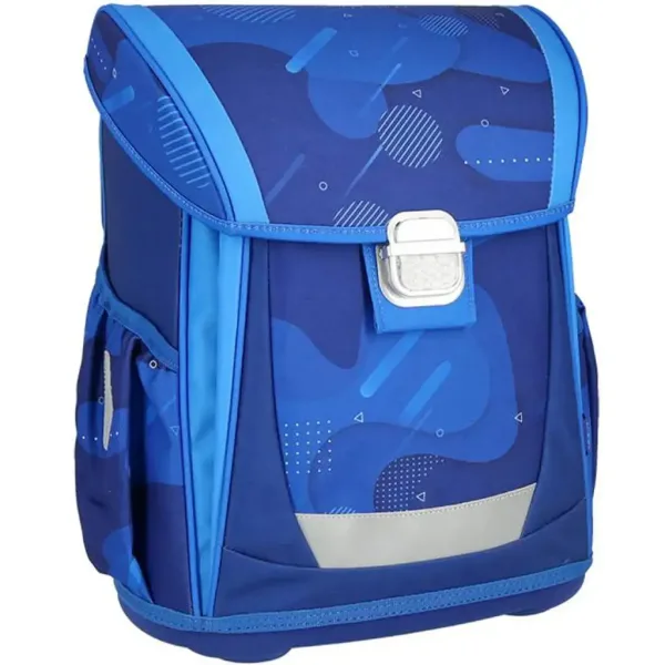 Spirit: Zaino scolastico Blue Cloud blu, set 4 pezzi 41x20x32cm immagine 2