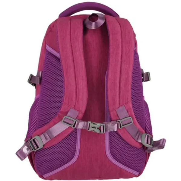 Spirit: Zaino scolastico Etty color malva arrotondato a quattro scomparti, 45x35x18cm immagine 2