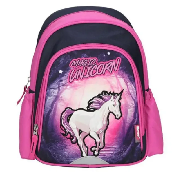 Spirit: Zaino scolastico arrotondato Magic Unicorn, 24x13x31cm immagine 1