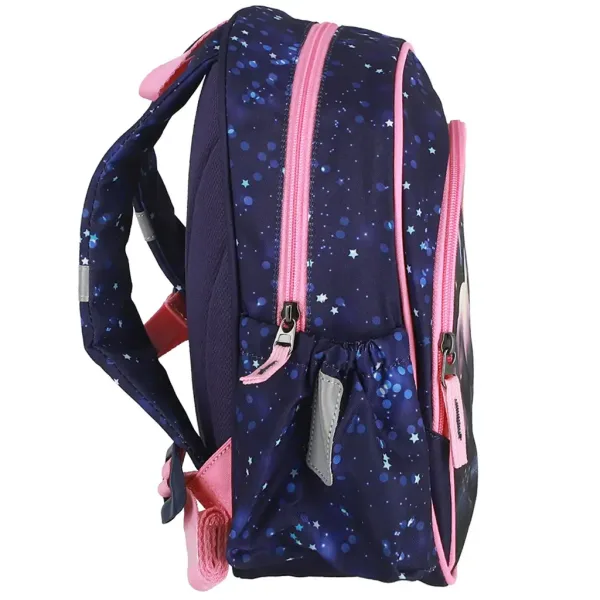 Spirit: Zaino scolastico arrotondato con fantasia cavallo bianco, 24x13x31cm. immagine 4