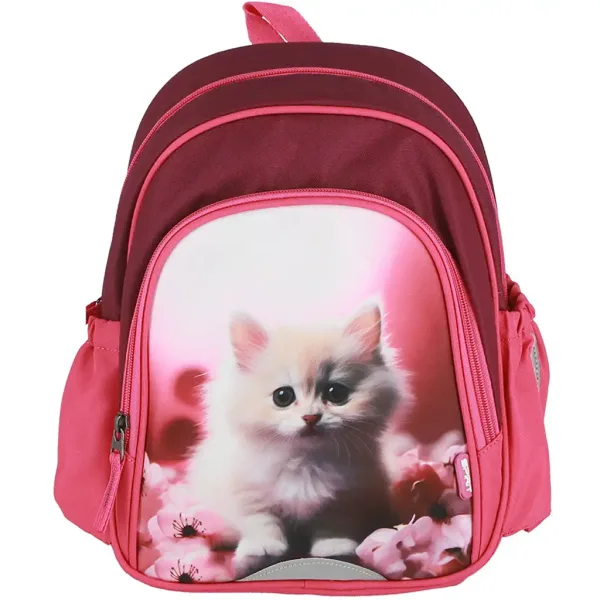 Spirit: Zaino scolastico arrotondato con motivo Kitty gattino 24x13x31cm immagine 3