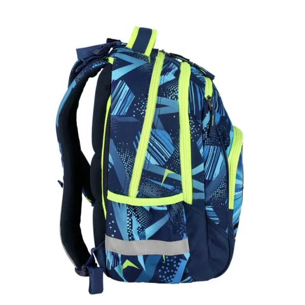 Spirit: Zaino scolastico arrotondato con stampa 3D a tema calcio, 34x26x44 cm immagine 2